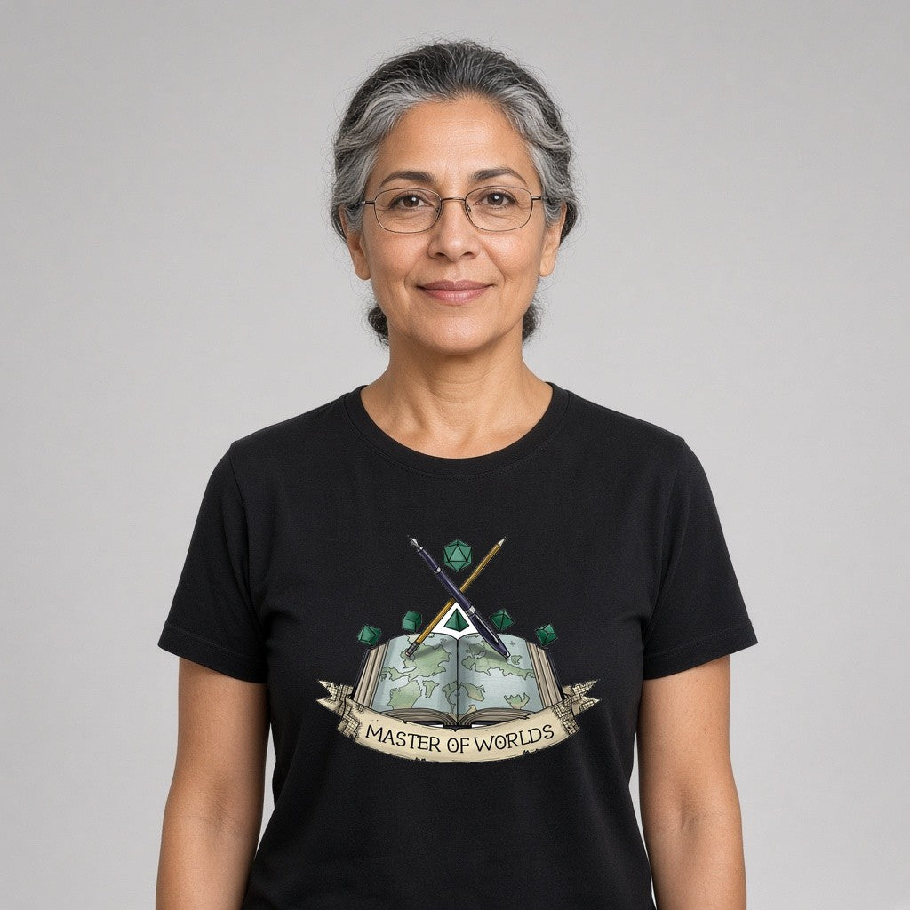 Master of Worlds T-Shirt for D&D Players