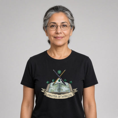 Master of Worlds T-Shirt for D&D Players