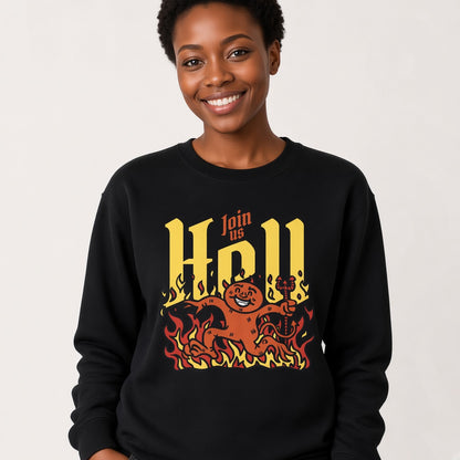 sweatshirt Join us hell