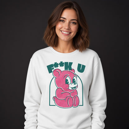 f**k U sweatshirt, funny sweatshirt, graphic shirts, unisex tshirt, printed sweatshirt