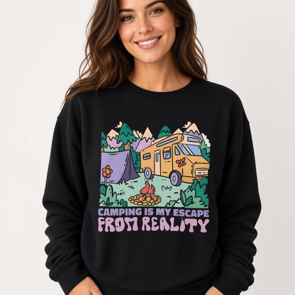 Groovy camping Sweatshirt, Funny Unisex sweatshirt
