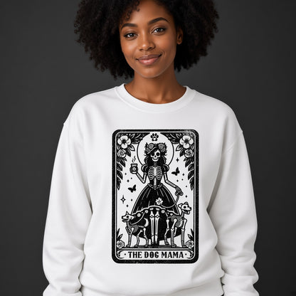 The Dog Mama Funny Skeleton Dogs Sweatshirt