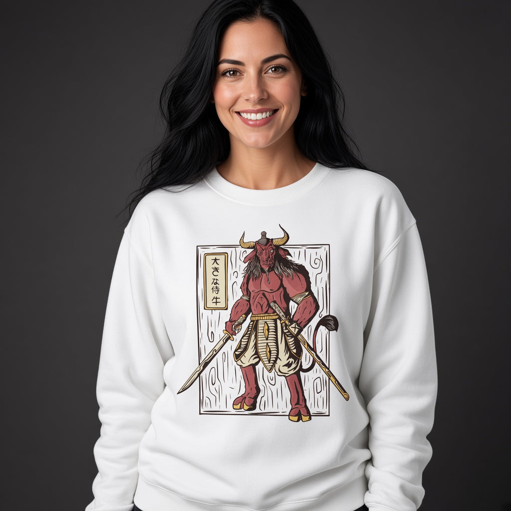 Minotaur sweatshirt, funny sweatshirt, graphic shirts, Anime unisex tshirt