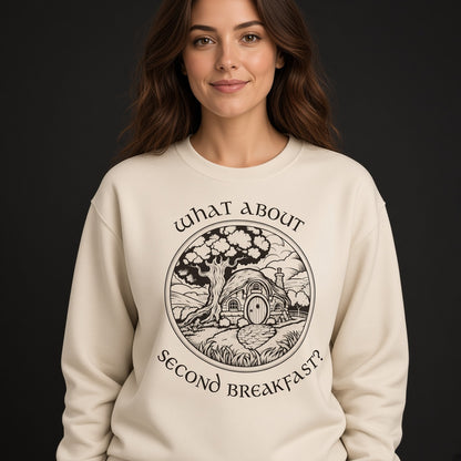 What About Second Breakfast Funny LOTR Fan Sweatshirt