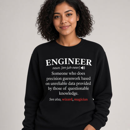 Engineer Definition Funny Dictionary Sweatshirt