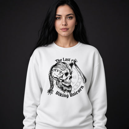 Viking unicorn sweatshirt, funny sweatshirt, graphic shirts, Anime unisex tshirt