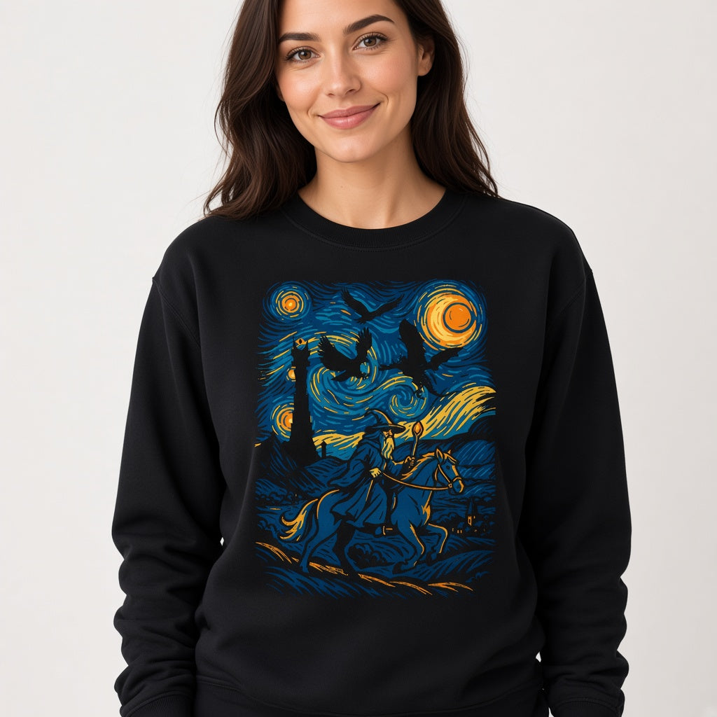 Starry Night Wizard Sweatshirt