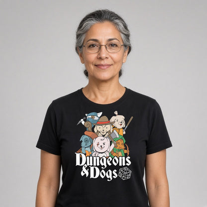 Dungeons and Dogs Funny T-Shirt