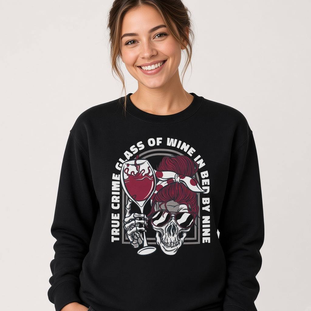 Skull with a glass of wine sweatshirt, funny sweatshirt, graphic shirts, unisex tshirt, printed sweatshirt