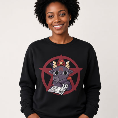 Demon cat Sweatshirt, Funny Unisex sweatshirt