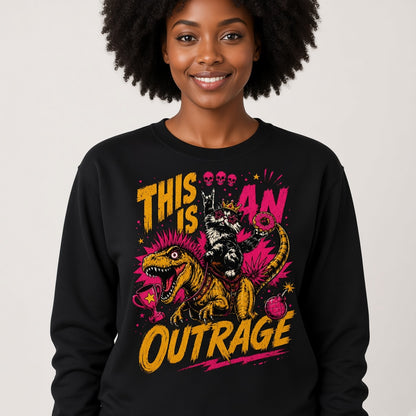 This Is An Outrage Sweatshirt LitRPG Fan Gift Dungeon Crawler Shirt