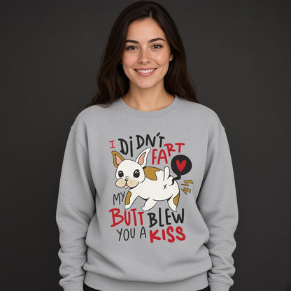 Funny fart french bulldog sweatshirt, funny sweatshirt, graphic shirts, unisex tshirt, printed sweatshirt