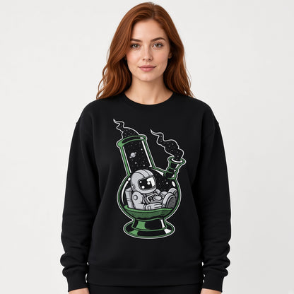 Astronaut in a bulb sweatshirt, funny sweatshirt, graphic shirts, unisex tshirt, printed sweatshirt