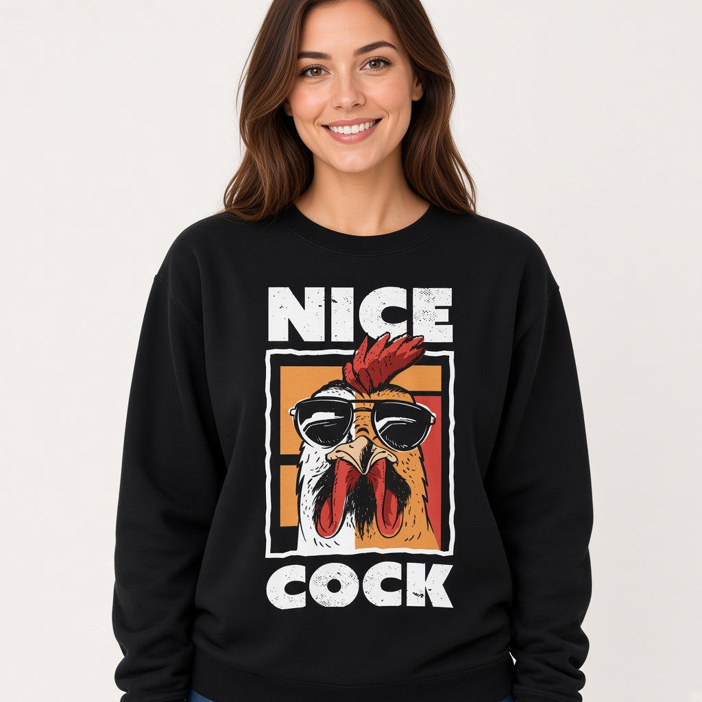 Nice Cock Sweatshirt, Funny Unisex sweatshirt
