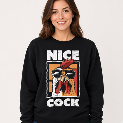 Nice Cock Sweatshirt, Funny Unisex sweatshirt