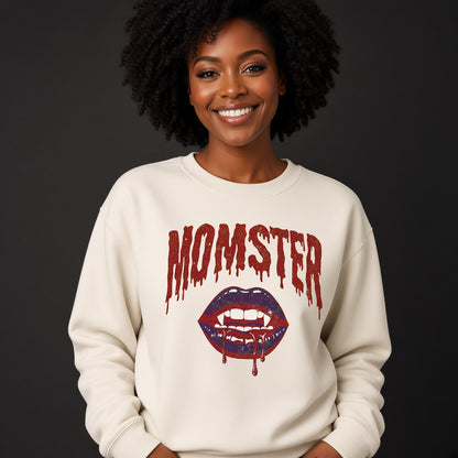 Momster Shirt Funny Mom Halloween Vampire Sweatshirt