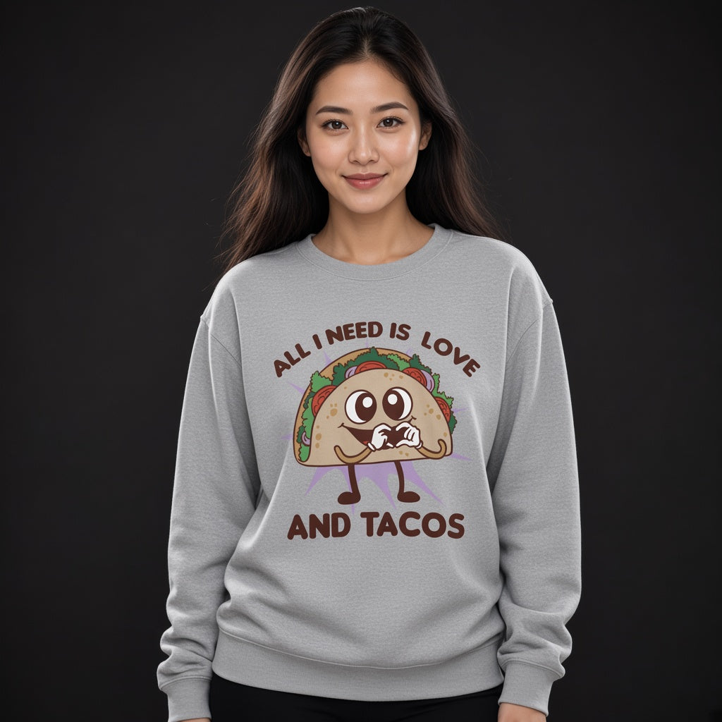 sweatshirt Love and tacos