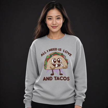 sweatshirt Love and tacos
