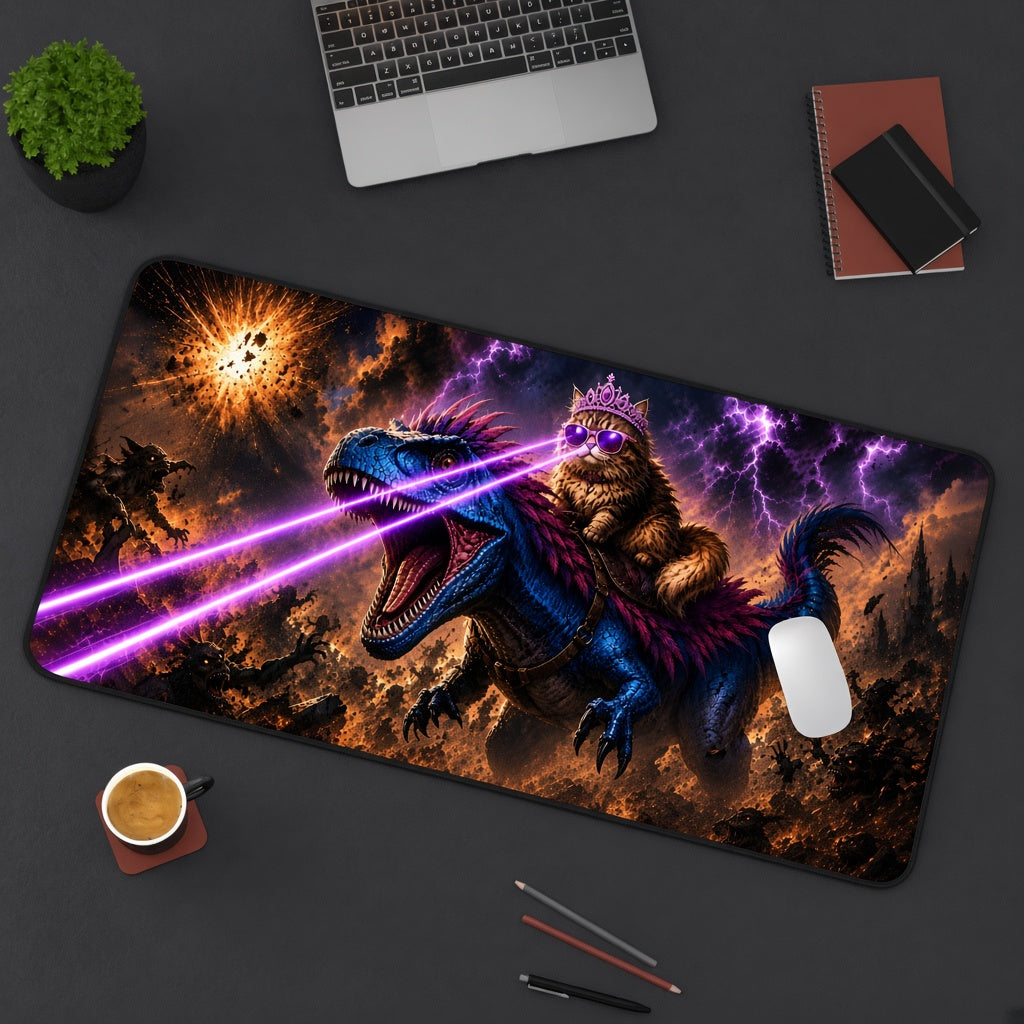 Princess Donut Riding Mongo Dungeon Crawler Carl Desk Mat