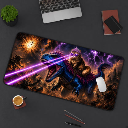 Princess Donut Riding Mongo Dungeon Crawler Carl Desk Mat