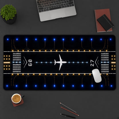 Airport Runway Airplane Gaming Desk Mat