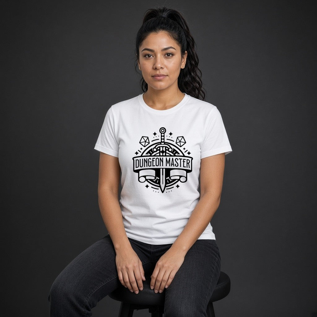 Dungeon Master Badge T-Shirt for D&D Players