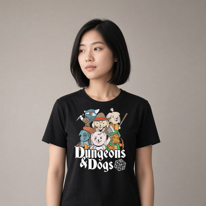 Dungeons and Dogs Funny T-Shirt