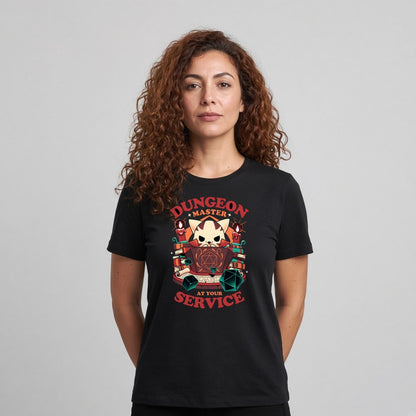 Dungeon Master Cat T-Shirt for D&D Players