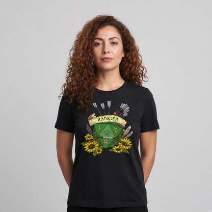 Ranger Dice Crest T-Shirt for D&D Players