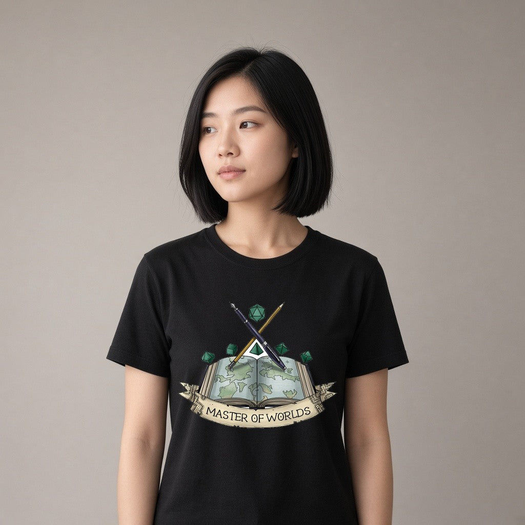 Master of Worlds T-Shirt for D&D Players