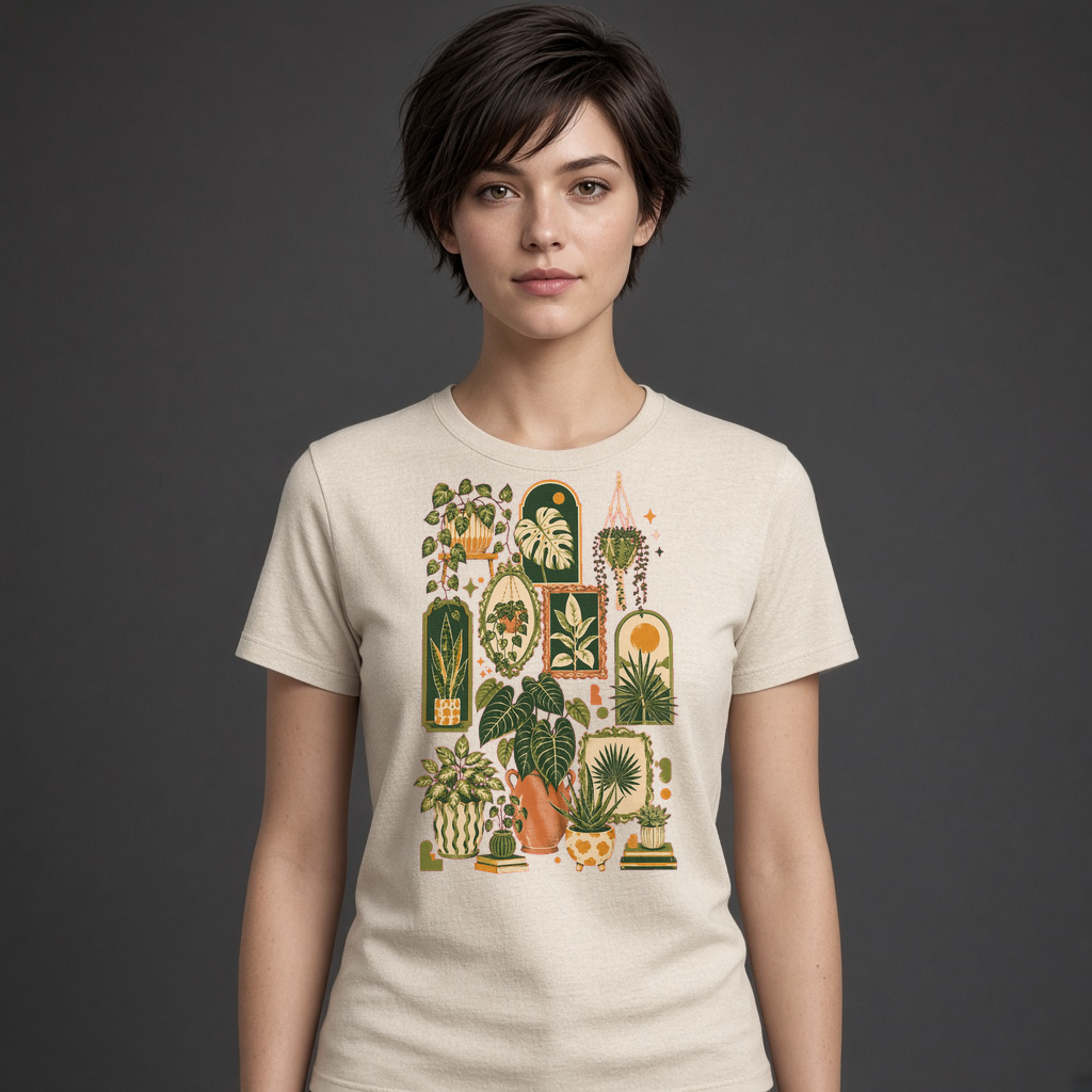 Houseplant T-Shirt for Plant Lovers