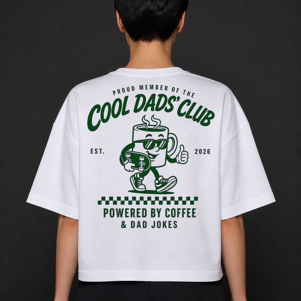 Cool Dads Club Coffee T-Shirt, Funny Gift for Husband