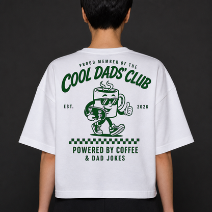 Cool Dads Club Coffee T-Shirt, Funny Gift for Husband