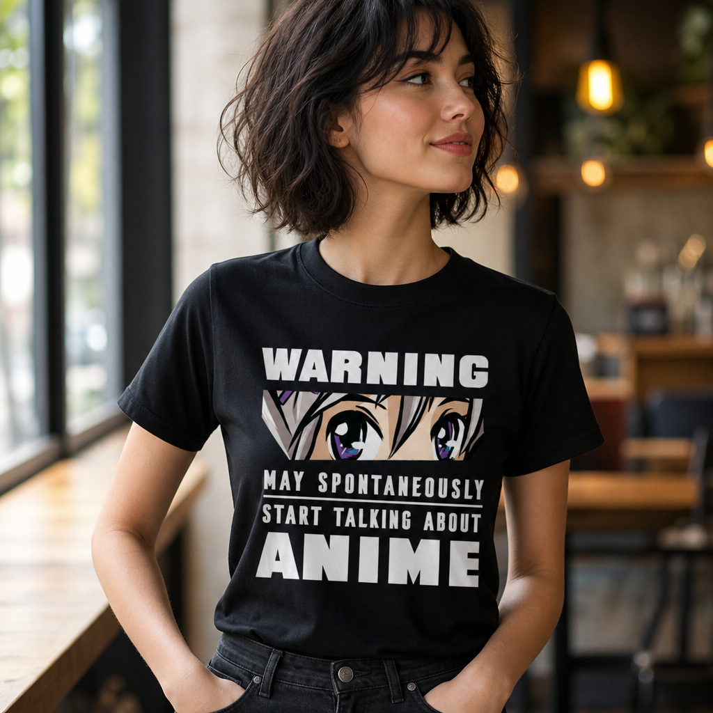 Warning May Spontaneously Start Talking About Anime T-Shirt
