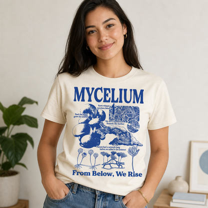 Mycelium Mushroom Network T-Shirt
