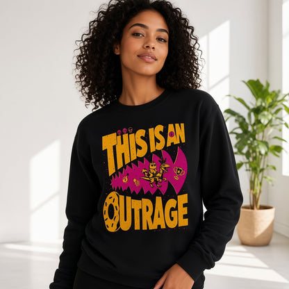 This Is An Outrage Funny Fantasy Sweatshirt for Gamers