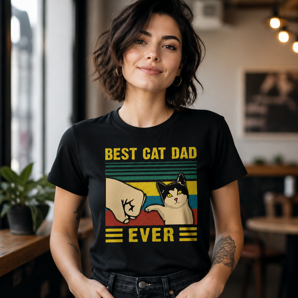 Best Cat Dad Ever T-Shirt