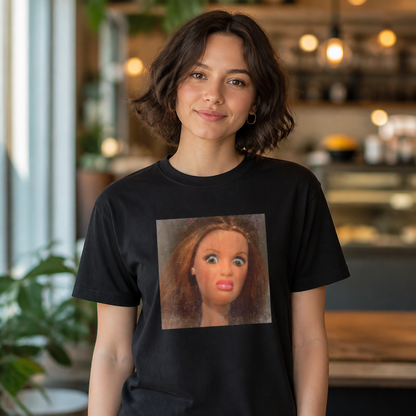 Funny Disgusted Doll Face Meme T-Shirt