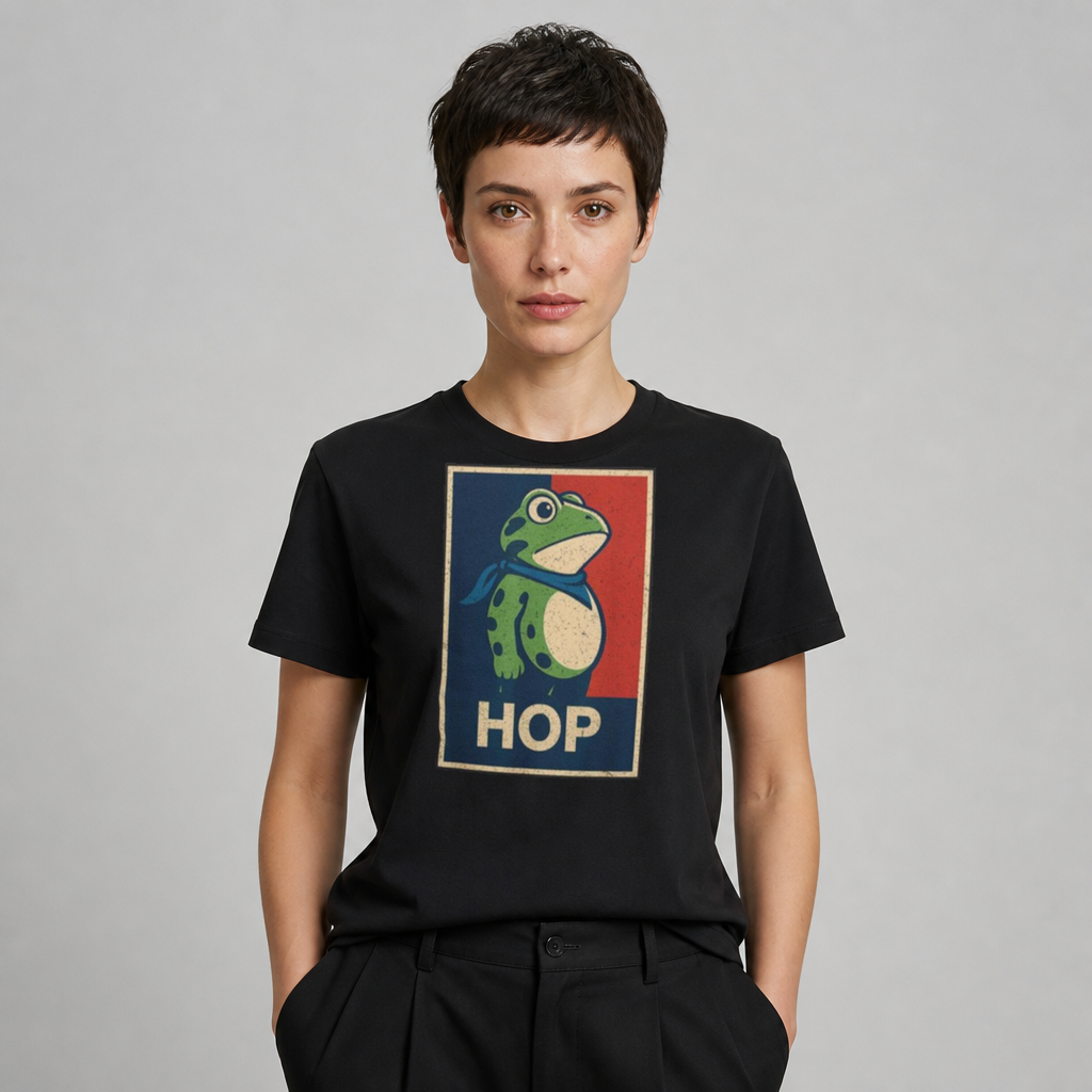 Hop Frog Hope Poster Parody Funny T-Shirt