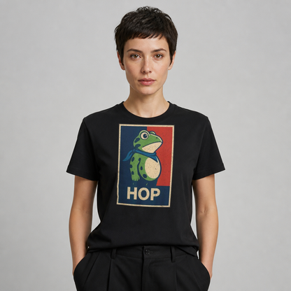 Hop Frog Hope Poster Parody Funny T-Shirt