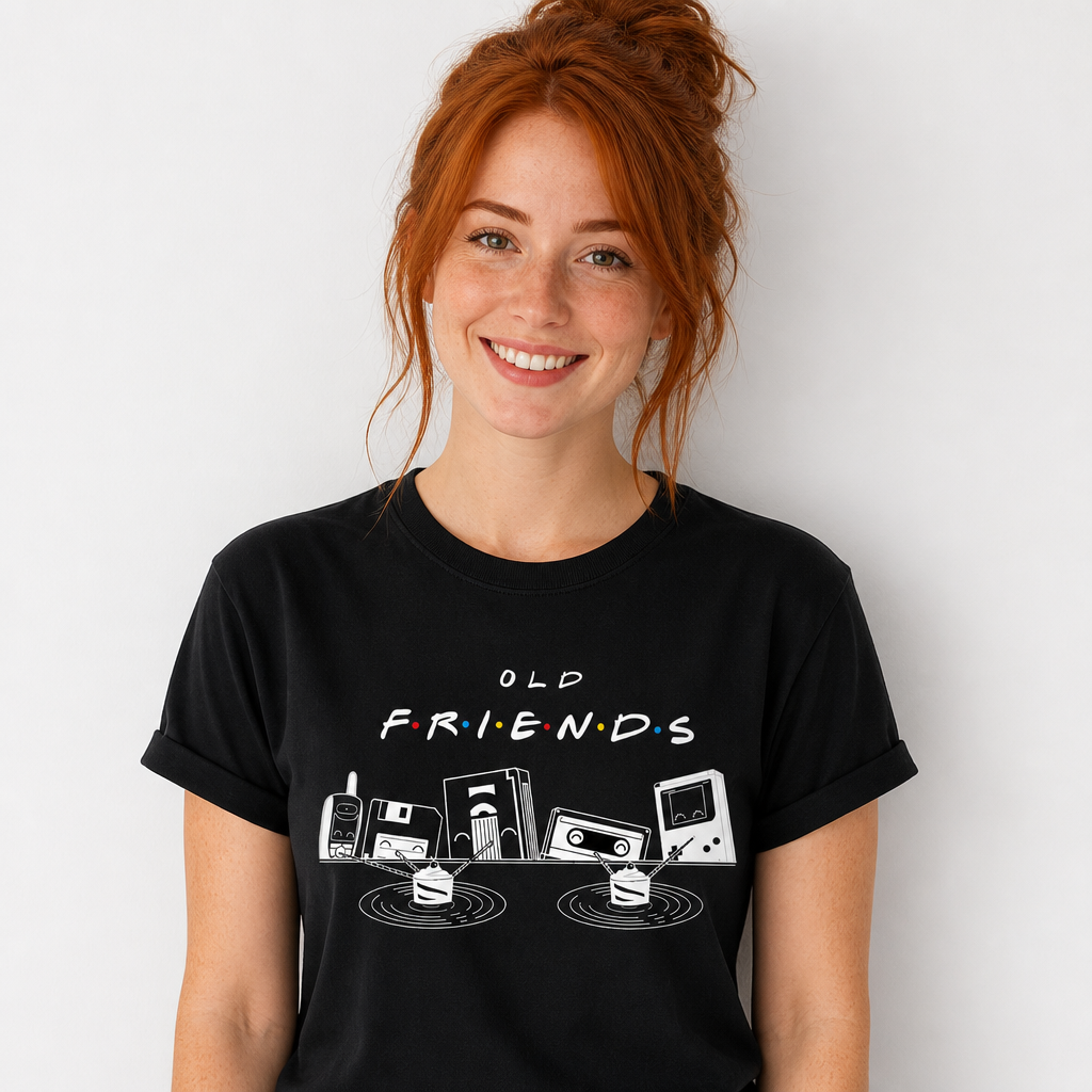 Old Friends Retro Tech T-Shirt