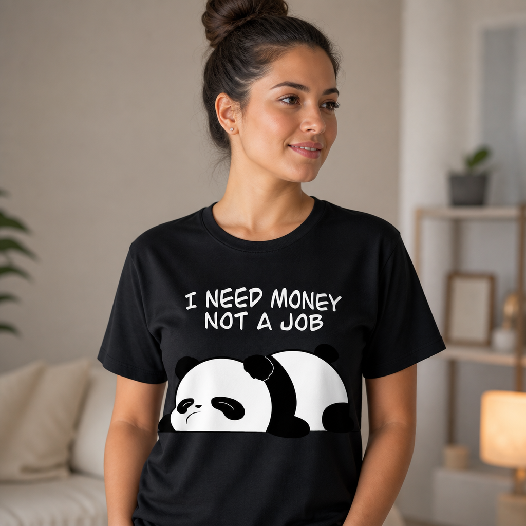 I Need Money Not a Job T-Shirt