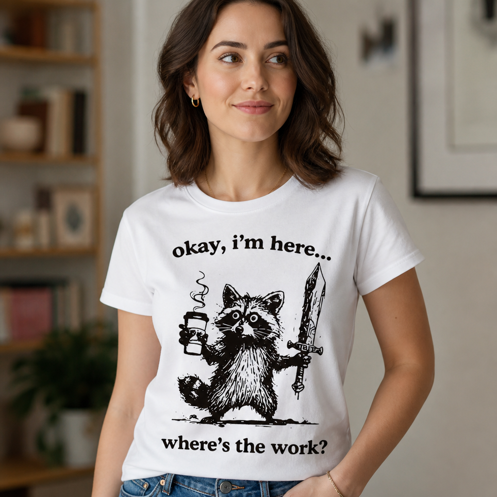 Okay I'm Here Where's the Work T-Shirt
