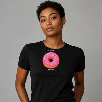 Fill My Bum With Cum Funny Donut T-Shirt