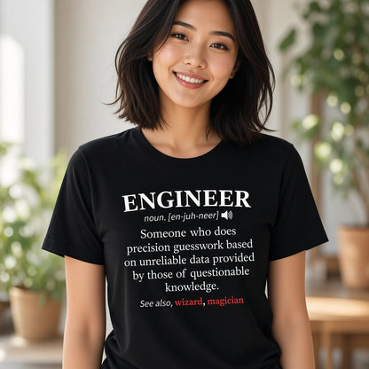 Engineer Definition Funny Dictionary T-Shirt