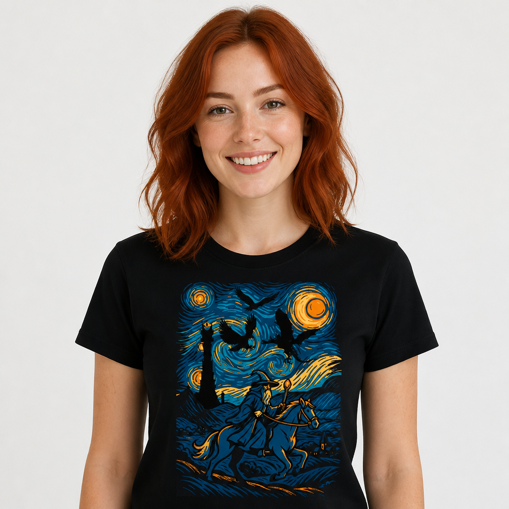 Starry Night Wizard T-Shirt