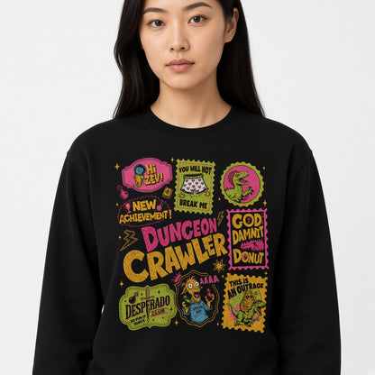 Dungeon Crawler sweatshirt Donut Shirt SciFi Book Fan Apparel Sweatshirt