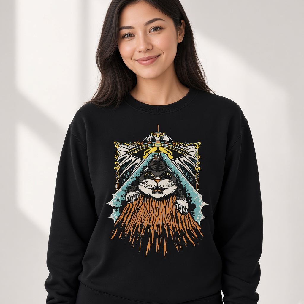 sweatshirt Alien cat