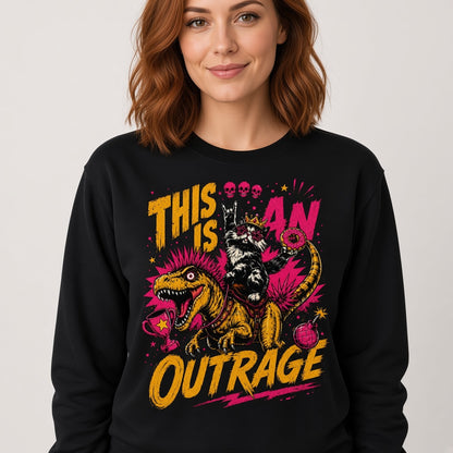 This Is An Outrage Sweatshirt LitRPG Fan Gift Dungeon Crawler Shirt