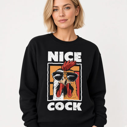 Nice Cock Sweatshirt, Funny Unisex sweatshirt